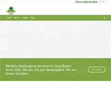 Tablet Screenshot of longbeachlandscaping.net